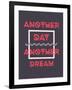 Simple Geometric Motivational Poster-Vanzyst-Framed Art Print