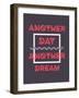 Simple Geometric Motivational Poster-Vanzyst-Framed Art Print