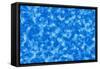 Simple Glass Tile Blue Background-Veneratio-Framed Stretched Canvas