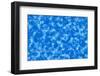 Simple Glass Tile Blue Background-Veneratio-Framed Photographic Print