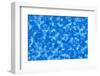 Simple Glass Tile Blue Background-Veneratio-Framed Photographic Print