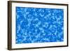 Simple Glass Tile Blue Background-Veneratio-Framed Photographic Print