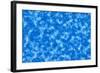 Simple Glass Tile Blue Background-Veneratio-Framed Photographic Print