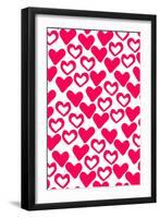 Simple Hearts, 2014-Louisa Hereford-Framed Premium Giclee Print