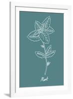 Simple Herb - Mint-Clara Wells-Framed Giclee Print