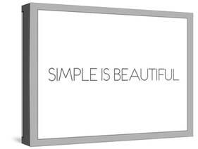 Simple Is Beautiful-null-Stretched Canvas