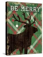 Simple Living Holiday Elk-Michael Mullan-Stretched Canvas