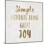 Simple Moments-PI Studio-Mounted Art Print