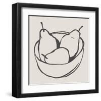 Simple Pear I-Annie Warren-Framed Art Print