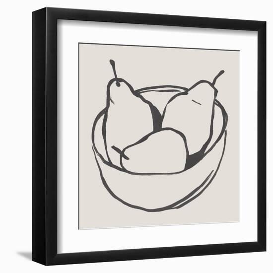 Simple Pear I-Annie Warren-Framed Art Print