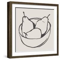 Simple Pear I-Annie Warren-Framed Art Print