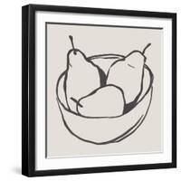 Simple Pear I-Annie Warren-Framed Art Print