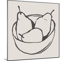 Simple Pear I-Annie Warren-Mounted Art Print