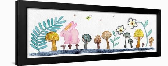 Simple Pink Bunny-Wyanne-Framed Giclee Print