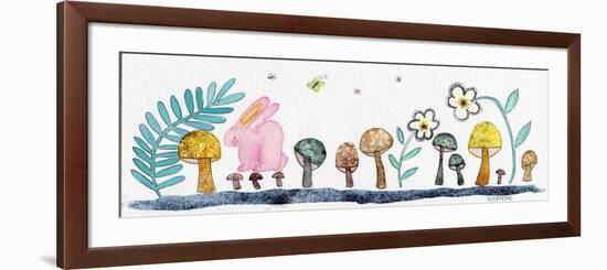 Simple Pink Bunny-Wyanne-Framed Giclee Print