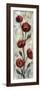 Simple Red Floral II-Silvia Vassileva-Framed Premium Giclee Print