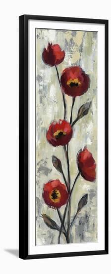 Simple Red Floral II-Silvia Vassileva-Framed Premium Giclee Print