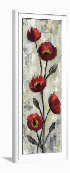 Simple Red Floral II-Silvia Vassileva-Framed Premium Giclee Print