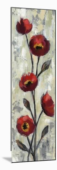 Simple Red Floral II-Silvia Vassileva-Mounted Premium Giclee Print