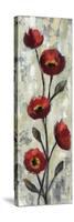 Simple Red Floral II-Silvia Vassileva-Stretched Canvas