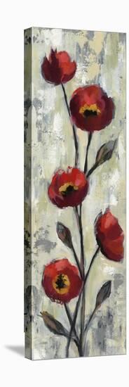 Simple Red Floral II-Silvia Vassileva-Stretched Canvas