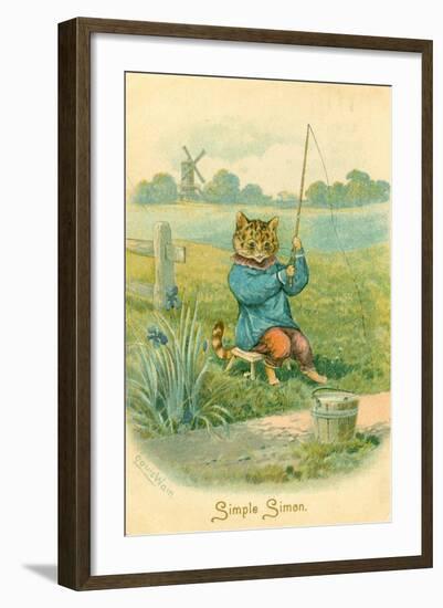 Simple Simon, C.1905-Louis Wain-Framed Giclee Print