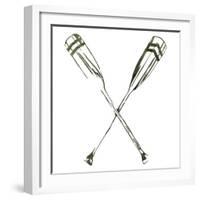 Simple Sketched Oars-OnRei-Framed Art Print