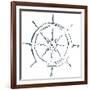 Simple Sketched Wheel-OnRei-Framed Art Print