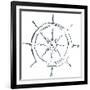 Simple Sketched Wheel-OnRei-Framed Art Print