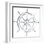 Simple Sketched Wheel-OnRei-Framed Art Print