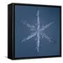 Simple Star Snowflake-null-Framed Stretched Canvas