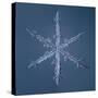 Simple Star Snowflake-null-Stretched Canvas