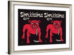 Simplicissimus-Thomas Theodor Heine-Framed Art Print