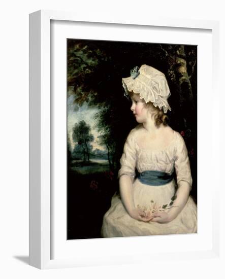 Simplicity, a Portrait of Miss Theophilia Ghatkin, 1785-Sir Joshua Reynolds-Framed Giclee Print