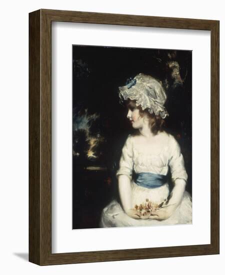 Simplicity - Portrait of Miss Theophilia Gwatkin, c.1789-Sir Joshua Reynolds-Framed Giclee Print