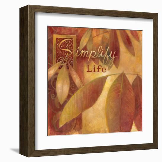 Simplify-Elaine Vollherbst-Lane-Framed Art Print