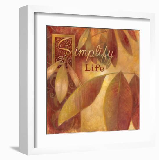 Simplify-Elaine Vollherbst-Lane-Framed Art Print