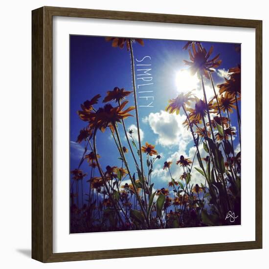 Simplify-Kimberly Glover-Framed Giclee Print