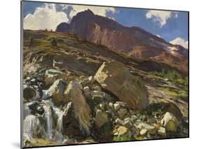 Simplon Pass, 1911-John Singer Sargent-Mounted Giclee Print