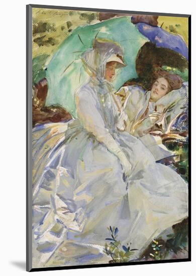 Simplon Pass: Reading, about 1911-John Singer Sargent-Mounted Art Print