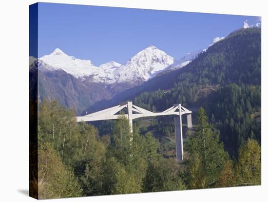 Simplon Pass, Valais (Wallis), Swiss Alps, Switzerland, Europe-Hans Peter Merten-Stretched Canvas