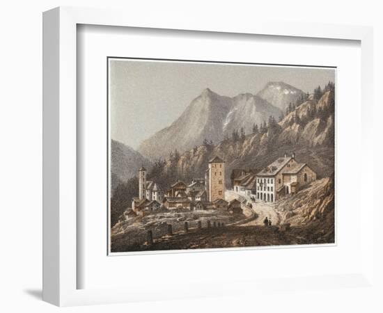 Simplon Village 38, 60-null-Framed Art Print