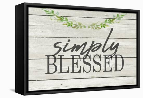 Simply Blessed-Kimberly Allen-Framed Stretched Canvas