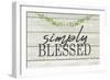 Simply Blessed-Kimberly Allen-Framed Premium Giclee Print