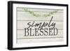 Simply Blessed-Kimberly Allen-Framed Art Print