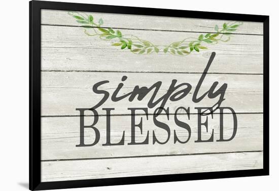 Simply Blessed-Kimberly Allen-Framed Art Print