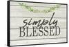 Simply Blessed-Kimberly Allen-Framed Stretched Canvas