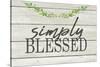 Simply Blessed-Kimberly Allen-Stretched Canvas