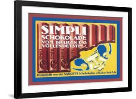 Simply Chocolate-null-Framed Art Print