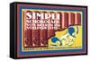 Simply Chocolate-null-Framed Stretched Canvas